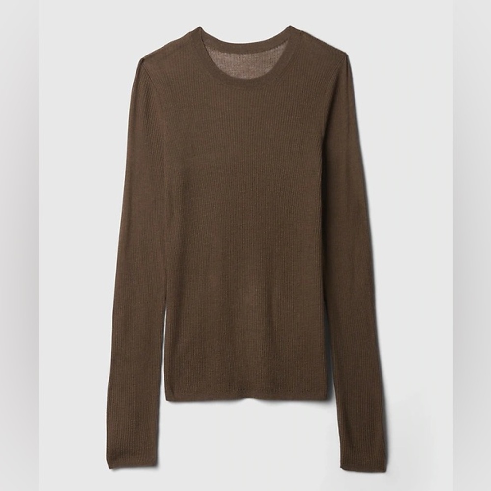 Next Level Apparel Unisex Knit Crewneck Sweater Size Medium - Brown